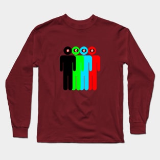 small men cyclopes multicolor Long Sleeve T-Shirt